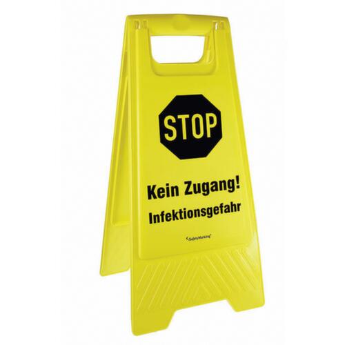 Warnaufsteller ActiveWorkplace®, Bodenaufsteller Standard 1 L