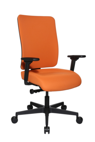 Topstar Bürodrehstuhl Sitness Open X (P) Deluxe inkl. AL "TW2", orange Standard 6 L