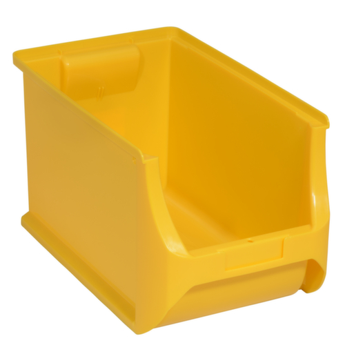 Allit Stapelbarer Sichtlagerkasten ProfiPlus Box 4H, gelb, Tiefe 355 mm, Polypropylen Standard 1 L