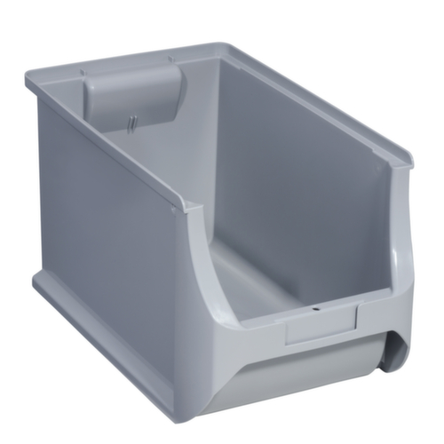 Allit Stapelbarer Sichtlagerkasten ProfiPlus Box 4H, grau, Tiefe 355 mm, Polypropylen Standard 1 L