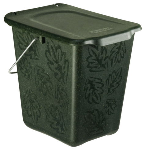 Abfallbehälter Greenline, 7 l, grün Standard 1 L
