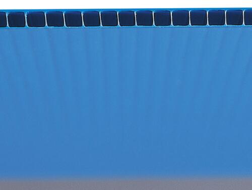 Faltbarer Sichtlagerkasten, blau, Tiefe 380 mm, Polypropylen Detail 1 L