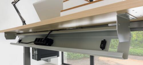Klappbare Kabelwanne für Steh-Sitz-Schreibtisch Detail 2 L