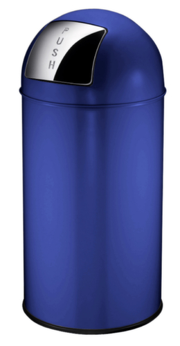 Feuersicherer Abfallbehälter EKO Pushcan, 40 l, blau Standard 1 L