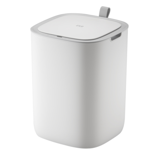 Sensor-Abfallbehälter EKO Morandi Smart aus Kunststoff, 12 l, weiß Standard 1 L