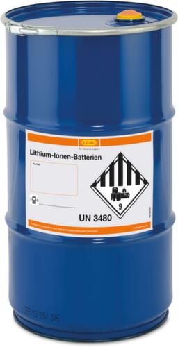 Cemo Lithium-Ionen Sicherheitstonne mit Puffermaterial, Inhalt 60 l Standard 1 L