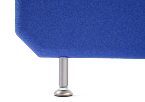 Schallabsorbierende Stellwand, Höhe x Breite 1800 x 800 mm, Wand blau Detail 2 L