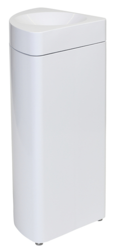 Selbstlöschender Wertstoffbehälter probbax®, 40 l, weiß, Kopfteil weiß Standard 1 L