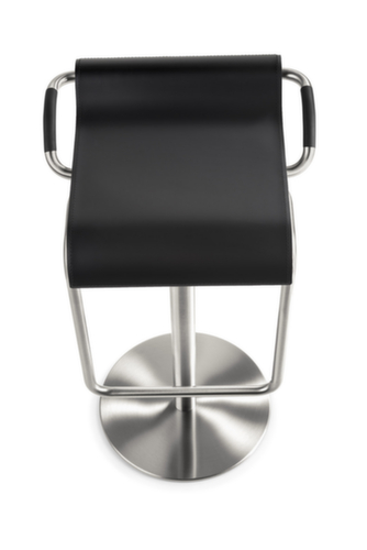 Mayer Sitzmöbel Höhenverstellbarer Barhocker myOPUS, Sitz schwarz Standard 2 L