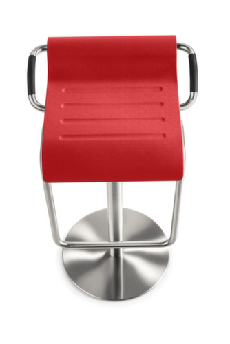 Mayer Sitzmöbel Höhenverstellbarer Barhocker myOPUS, Sitz rot Standard 2 L