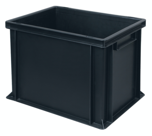ESD-Stapelbehälter, schwarz, Inhalt 31 l Standard 1 L
