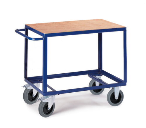 Rollcart Tischwagen mit 1 offenen Etage 1000x700 mm, Traglast 600 kg, 2 Etagen Standard 1 L
