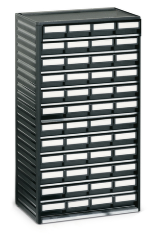 Treston ESD-Kleinteilemagazin, 48 Schublade(n), schwarz/schwarz