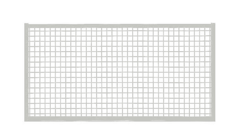 Wand-Aufsatzelement für Trennwandsystem, Breite 1480 mm