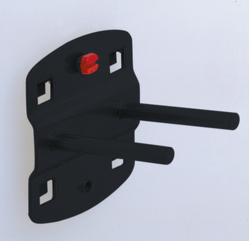Kappes Doppelter Werkzeughalter RasterPlan® mit geradem Dorn für Lochplatte Standard 1 L