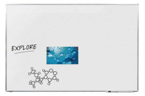 Legamaster Emailliertes Whiteboard PREMIUM PLUS in weiß, Höhe x Breite 1000 x 1500 mm Milieu 1 L