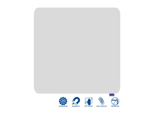 Legamaster Emailliertes Whiteboard ESSENCE in weiß, Höhe x Breite 1195 x 1195 mm Standard 3 L