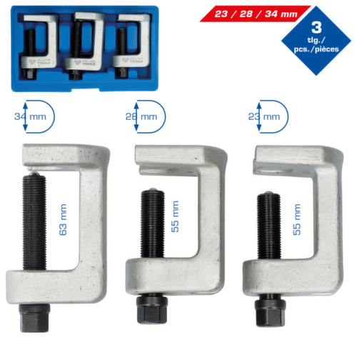 Kugelgelenk-Abdrücker-Satz Standard 2 L
