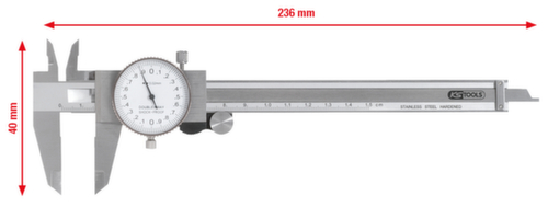 KS Tools Uhren-Messschieber Standard 2 L