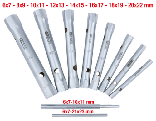 KS Tools Rohrsteckschlüssel-Satz Standard 2 L
