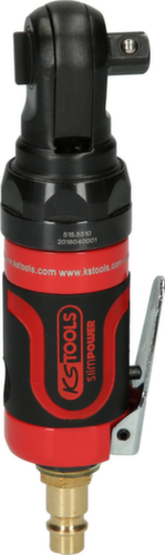 KS Tools 3/8" SlimPOWER Mini-Druckluft-Umschaltratsche 30Nm Standard 4 L