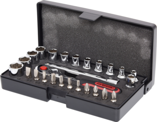 1/4" CHROMEplus Steckschlüssel-Satz Standard 3 L