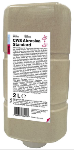CWS Industrieseife Abrasiva Standard, 2 l, dermatologisch getestet, mit Zitrusduft Standard 1 L