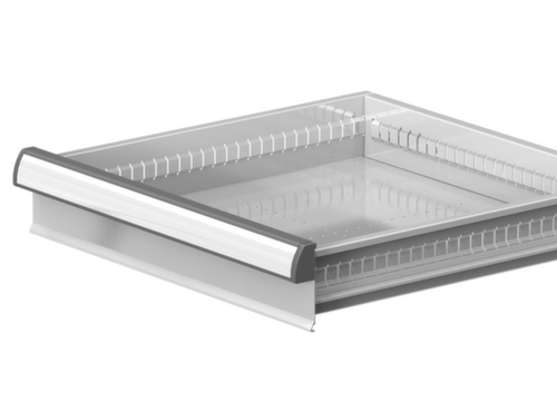 Schubladenschrank Topas B, 5 Schublade(n), RAL7035 Lichtgrau/RAL7016 Anthrazitgrau Detail 1 L
