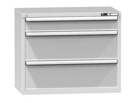 Schubladenschrank Topas C, 3 Schublade(n), RAL7035 Lichtgrau/RAL7035 Lichtgrau