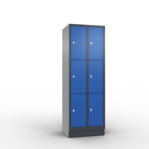 C+P Schließfachschrank Classic, 6 Fächer