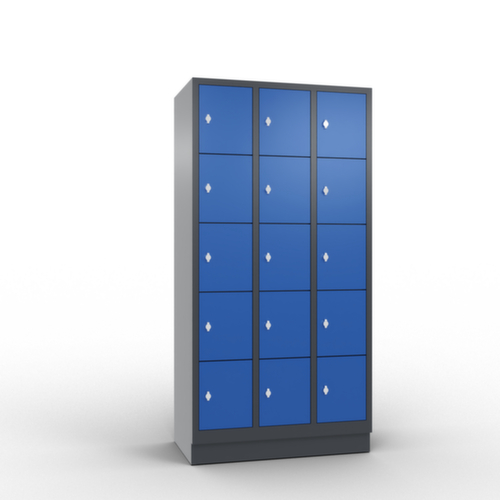 C+P Schließfachschrank Classic, 15 Fächer