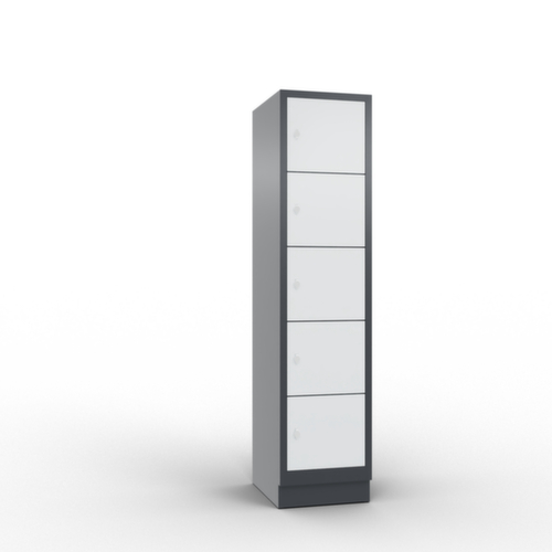 C+P Schließfachschrank Classic, 5 Fächer