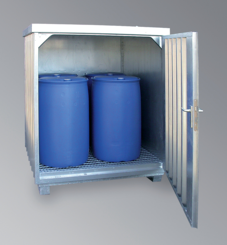 Lacont Gefahrstoff-Depot SLH 1,5 x 1,5 für Fässer Standard 1 L