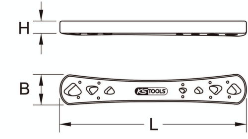 KS Tools Ausrichtungswerkzeug Standard 2 L