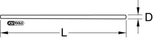 KS Tools Leiterseilabdeckung mit Schutzisolierung für Freileitungen NS Standard 2 L