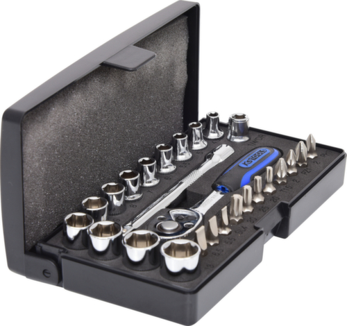 1/4" CHROMEplus Steckschlüssel-Satz Standard 6 L