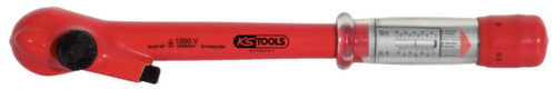 KS Tools 1/2" Drehmomentschlüssel mit Schutzisolierung und Umschalt-Ratschenkopf Standard 6 L