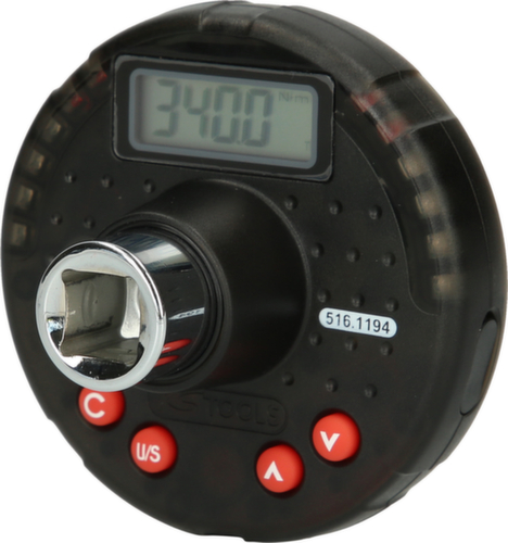 1/2" Digitaler Drehmomentadapter mit Winkelmesser Standard 7 L