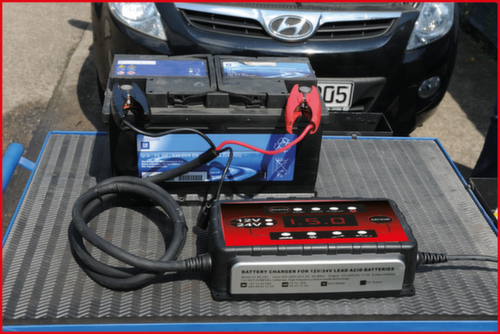 12V + 24V SMARTcharger Hochfrequenz-Batterieladegerät 25A/12,5A Standard 8 L
