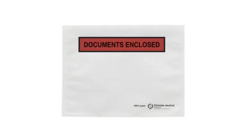 Raja Dokumententasche aus Papier "Documents enclosed", DIN A5