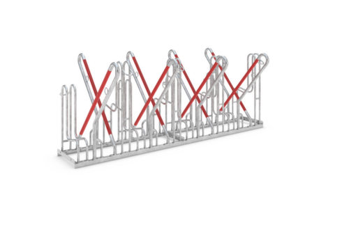 WSM Fahrrad-Anlehnbügel aus Rundrohr Standard 1 L