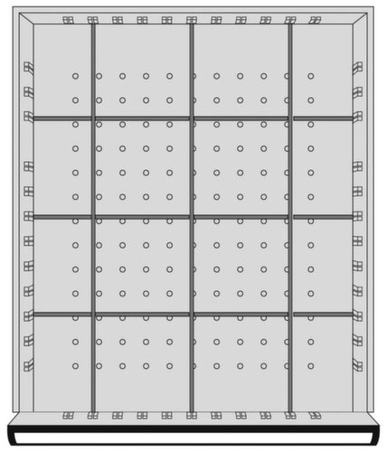 Einteilungssortiment 50x459x539 mm Milieu 1 L