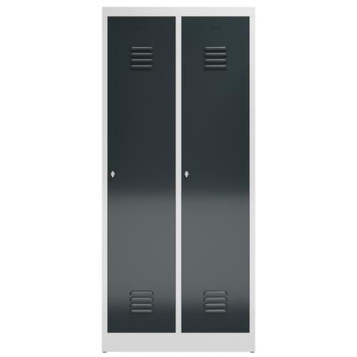 Garderobenschrank ClassiX für Schwarz-Weiß-Trennung Standard 2 L