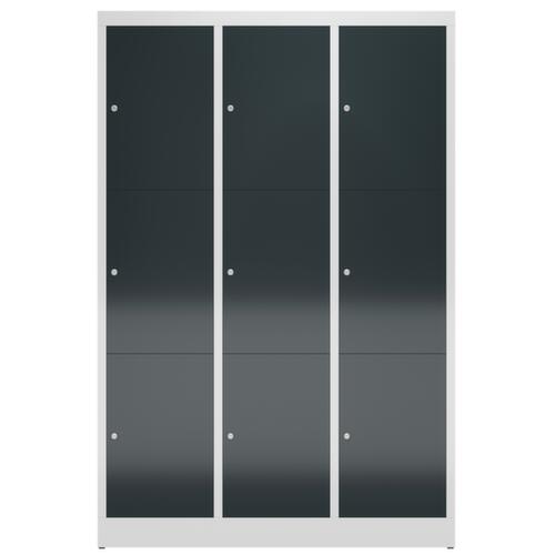 Schließfachschrank ClassiX, 9 Fächer Standard 2 L