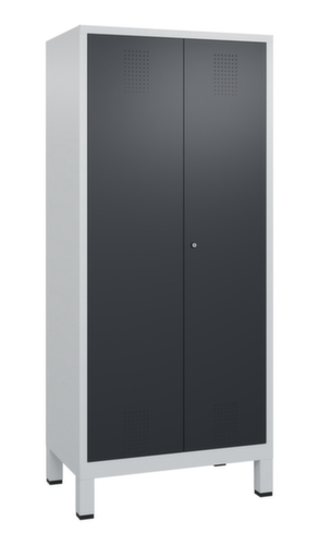 C+P Garderobenschrank Evolo mit 2 gemeinsam verschließbaren Abteilen, Abteilbreite 400 mm
