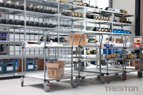 Treston ESD-Tischwagen 800x430 mm, Traglast 150 kg, 2 Etagen Milieu 3 L