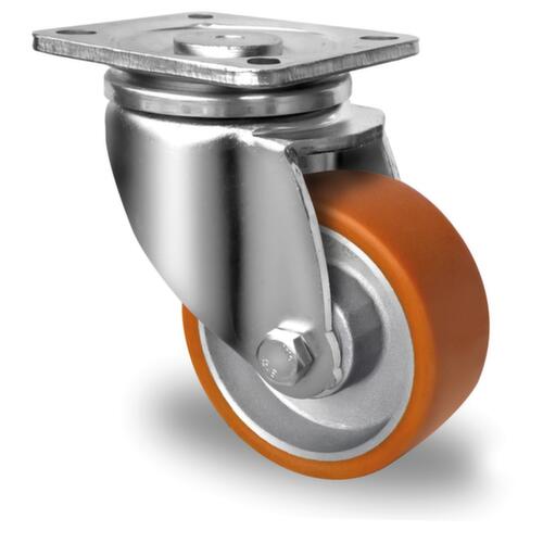 Cascoo Lenkrolle, Traglast 250 kg, Polyurethan-Bereifung Standard 1 L