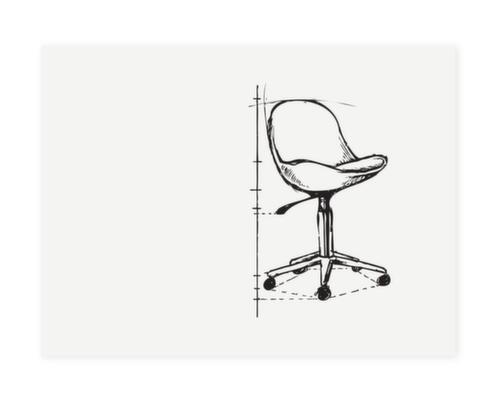 Legamaster Rahmenloses Whiteboard-Modul BOARD-UP erweiterbar, Höhe x Breite 750 x 1000 mm Standard 1 L