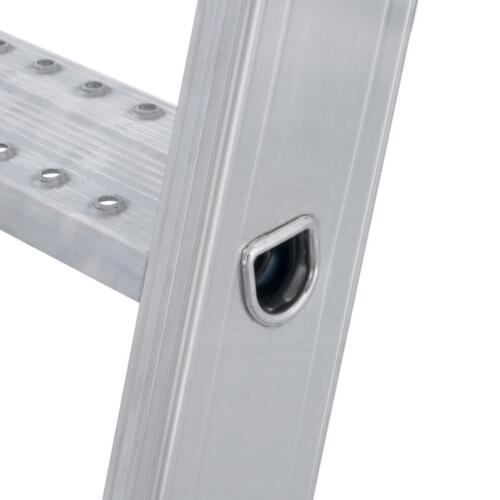 Krause Stufen-Doppelleiter STABILO® Professional, 2 x 3 Stufen mit R13-Belag Detail 4 L