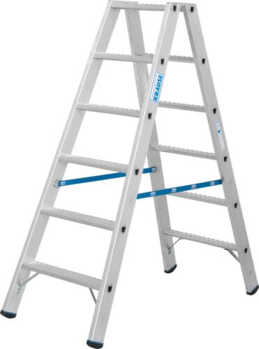Krause Stufen-Doppelleiter STABILO® Professional, 2 x 6 Stufen mit R13-Belag Standard 2 L